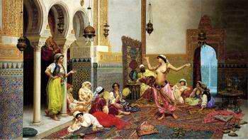 Arab or Arabic people and life. Orientalism oil paintings  379, unknow artist
